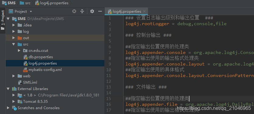 MyBatis入门(四)MyBatis的Log4J支持_logging initialized using 'class org.apache ...