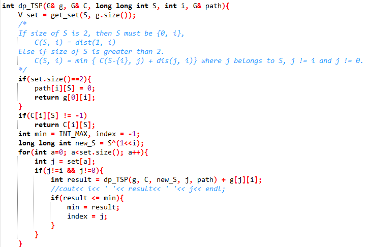 Solve TSP with dynamic programming——动态规划解决旅行商(邮递员)问题_邮递员问题最短路径的动态规划-CSDN博客