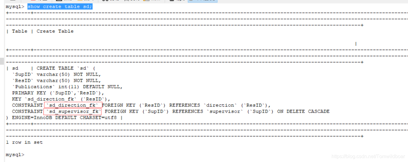 mysql 级联删除 【简单详细】