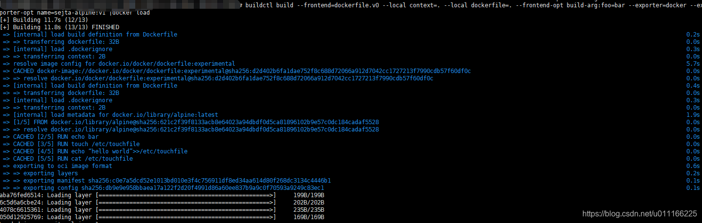 一个buildkit命令下的Docker构建