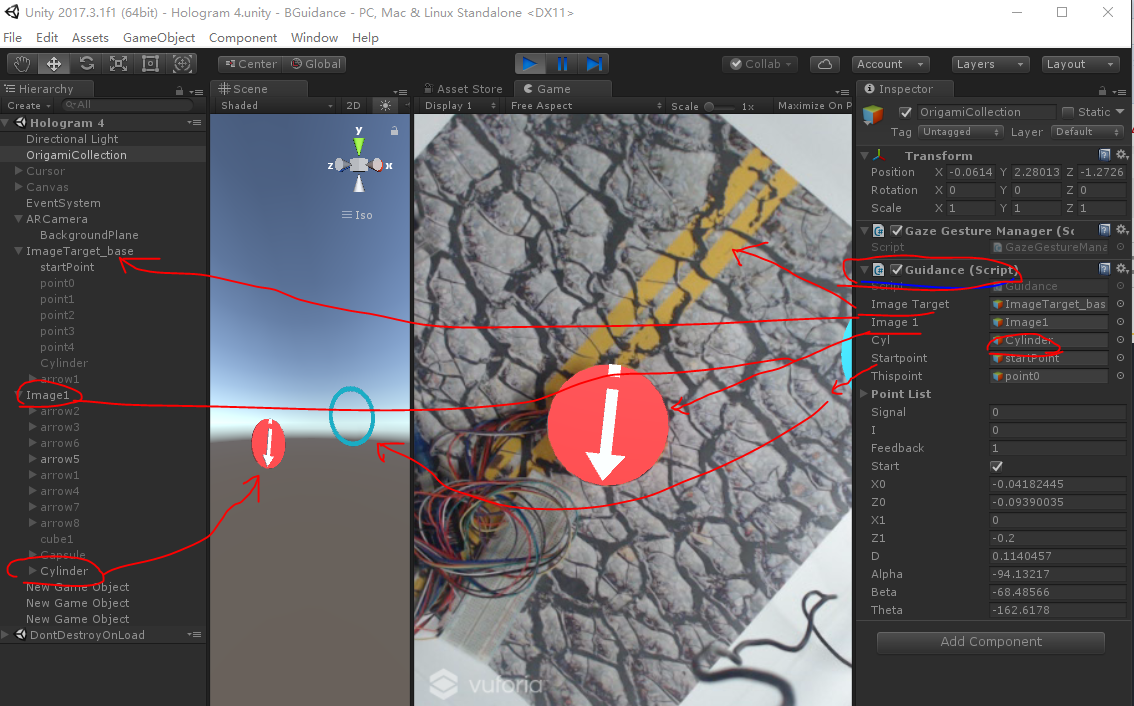 unity Vuforia物体移动的方向用AR箭头表示出来_unity vuforia 给视频添加箭头-CSDN博客