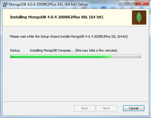 Installing MongoDB Compass...(this may take a few minutes)