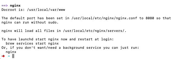 install nginx