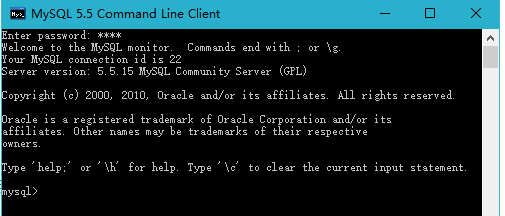 登录mysql数据库的几种方式