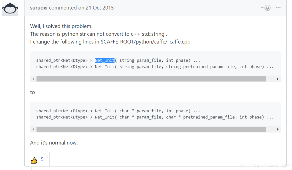 caffe.TEST报错Boost.Python.ArgumentError: Python argument types in Net ...