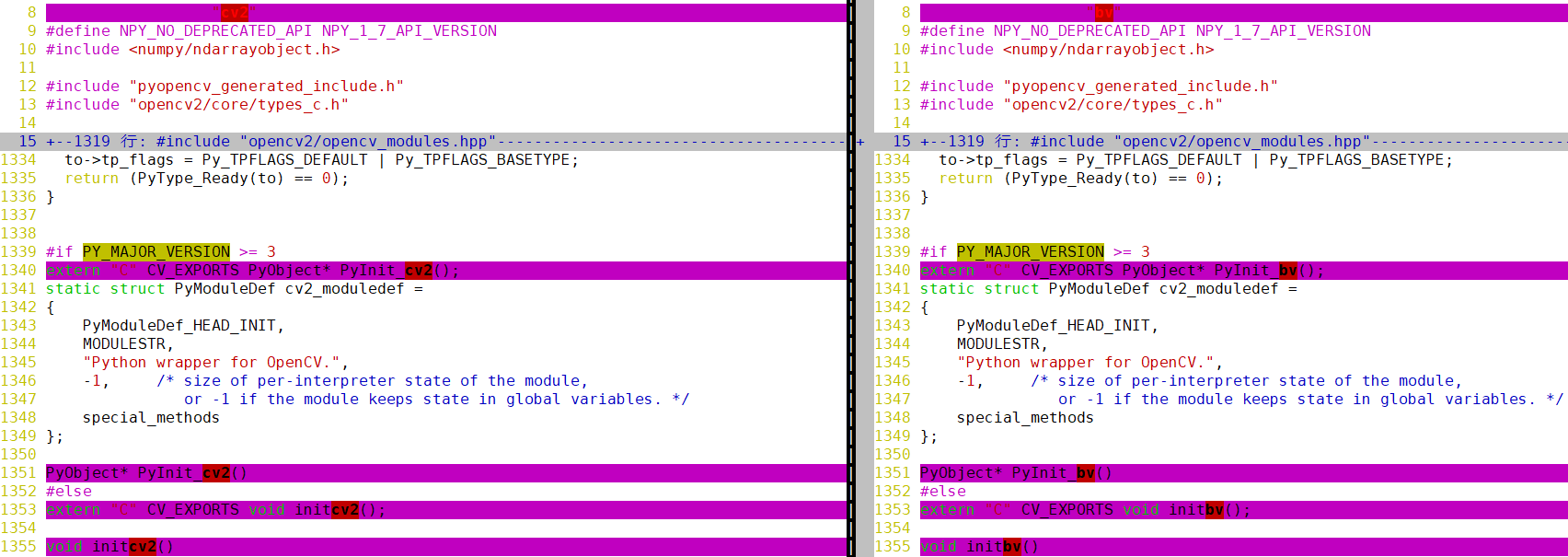 OpenCV-Python bindings是如何生成的(2)