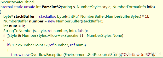 C#中(int)、int.Parse()、int.TryParse()和Convert.ToInt32()的区别_c# 值对于 uint32 ...