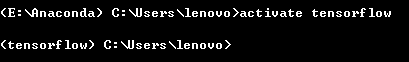 tensorflow安装激活