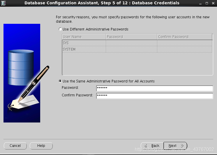 DBCA-Step7