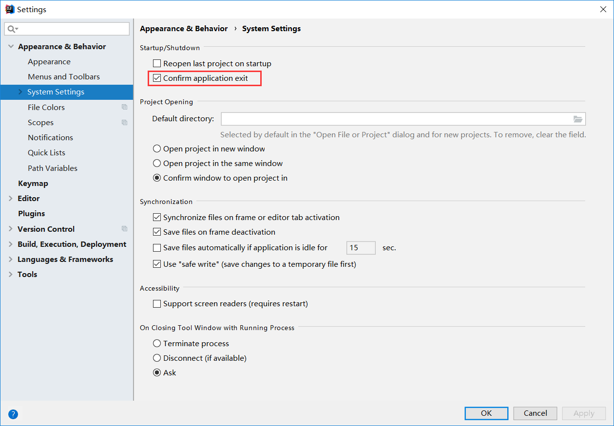 IntelliJ：idea退出提示_idea退出项目时的提醒什么意思-CSDN博客