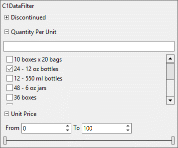 WinForms DataFilter interface