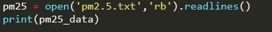 闲来无事，用Python写了一个pm2.5查询小程序，还是很有趣的