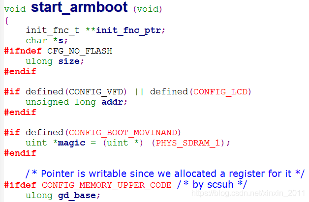 start_armboot函数分析