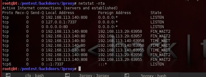 BackTrack5使用3proxy实现内网穿透