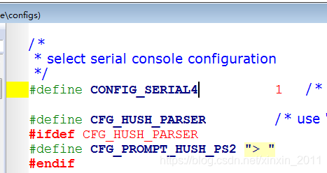 CONFIG_SERIAL4宏