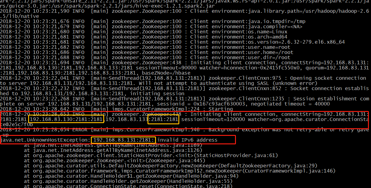 Kylin使用出现的坑(一)——java.net.UnknownHostException: XXXX;invalid IPv6 ...