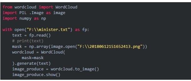 Python生成漂亮的词云，云的形状由你定