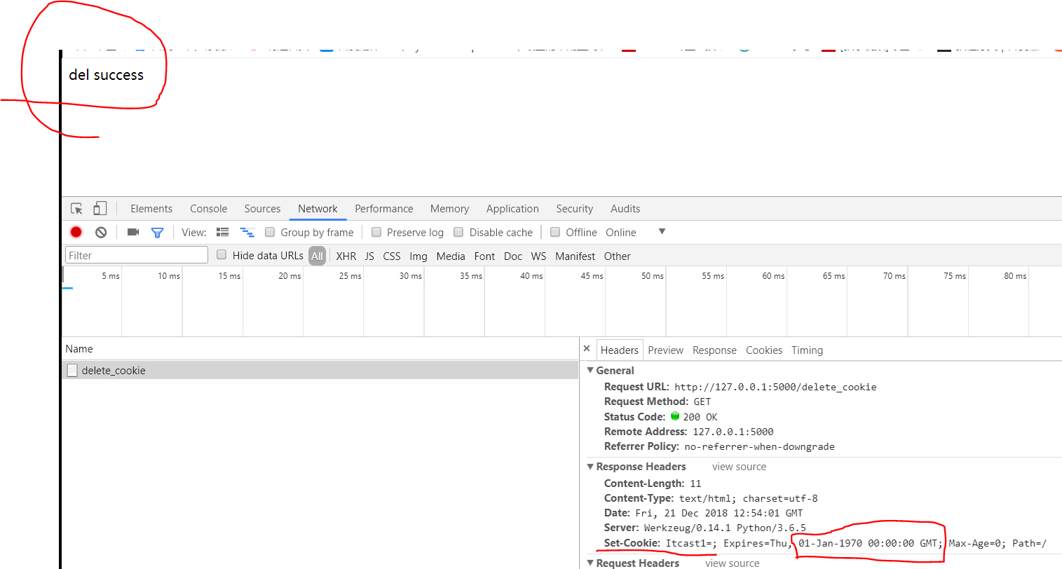 Flask框架(flask中对cookie的处理(设置cookie、获取cookie、删除cookie))_flask cookieCSDN博客