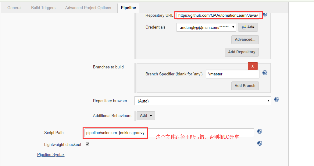 Jenkins高级篇之Pipeline实践篇-5-Selenium和Jenkins持续集成-Pipelinejob草稿版