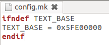 config.mk文件