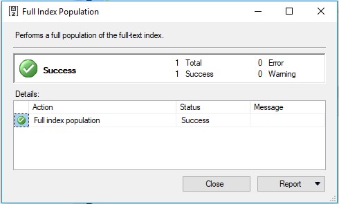 Full Index Population