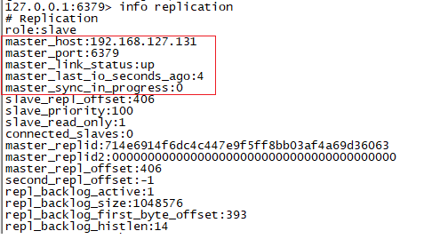 info replication结果