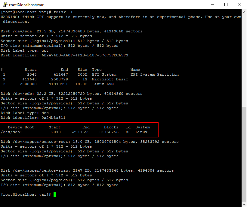 Centos 7 新增加硬盘并开机自动挂载 Null Blog Csdn博客 Centos 开机自动挂载