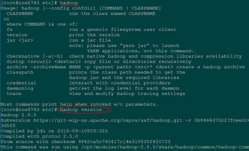 hadoopversion