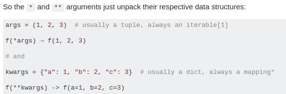 一篇带你了解，Python函数中*和**的内涵究竟是什么？