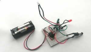 Finished circuit on permaproto board.