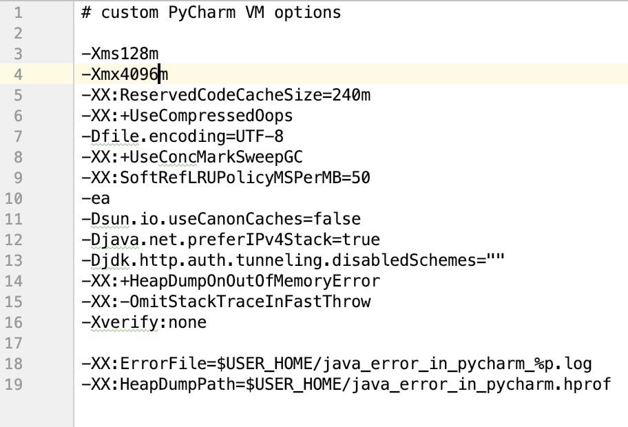 pycharm 报错 the IDE is running low on memory 的解决方法