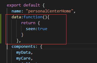 解决：The “data“ option should be a function that returns a per-instance value in component definitions