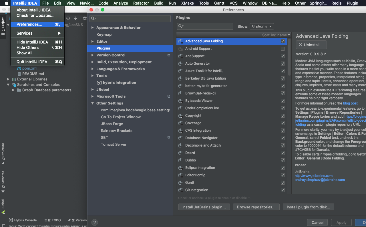 intellij idea community database tools