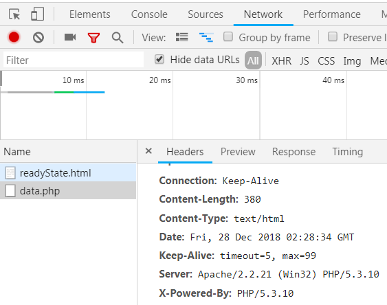 已经拿到响应头