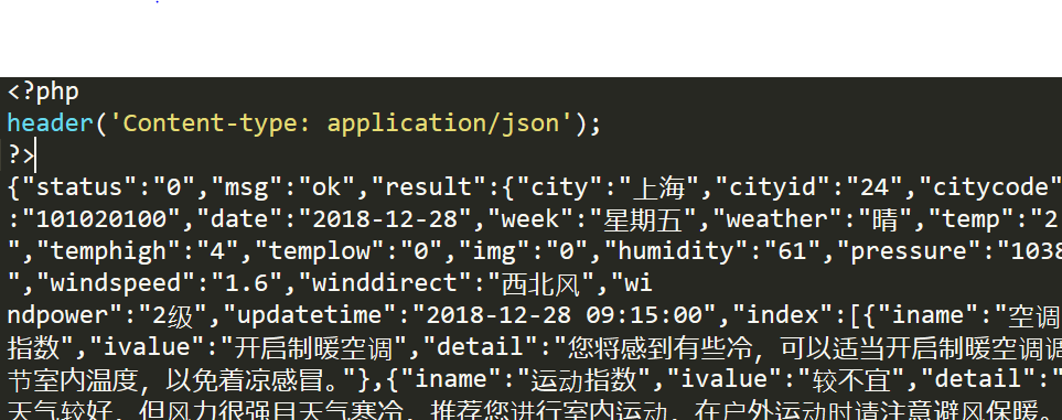 随便一个符号语法的json都可以