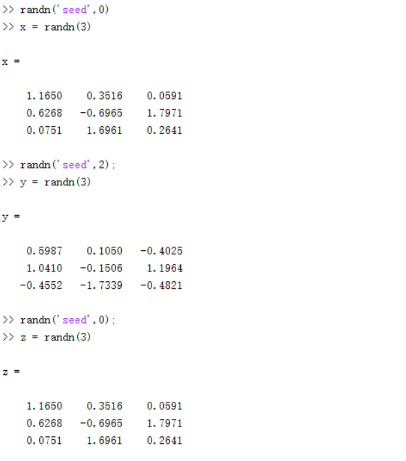 Matlab基础： rand()、randn()、randi()_randn(500,1)什么意思,范围是多少CSDN博客