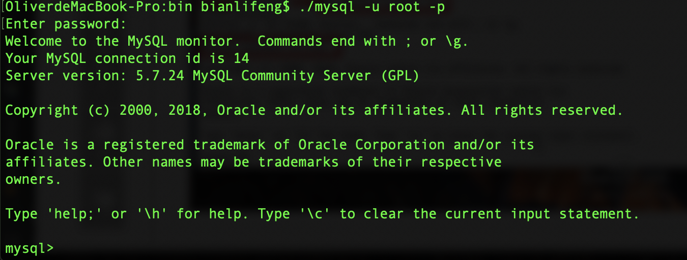 【mac mysql 免密码登陆】 - CSDN