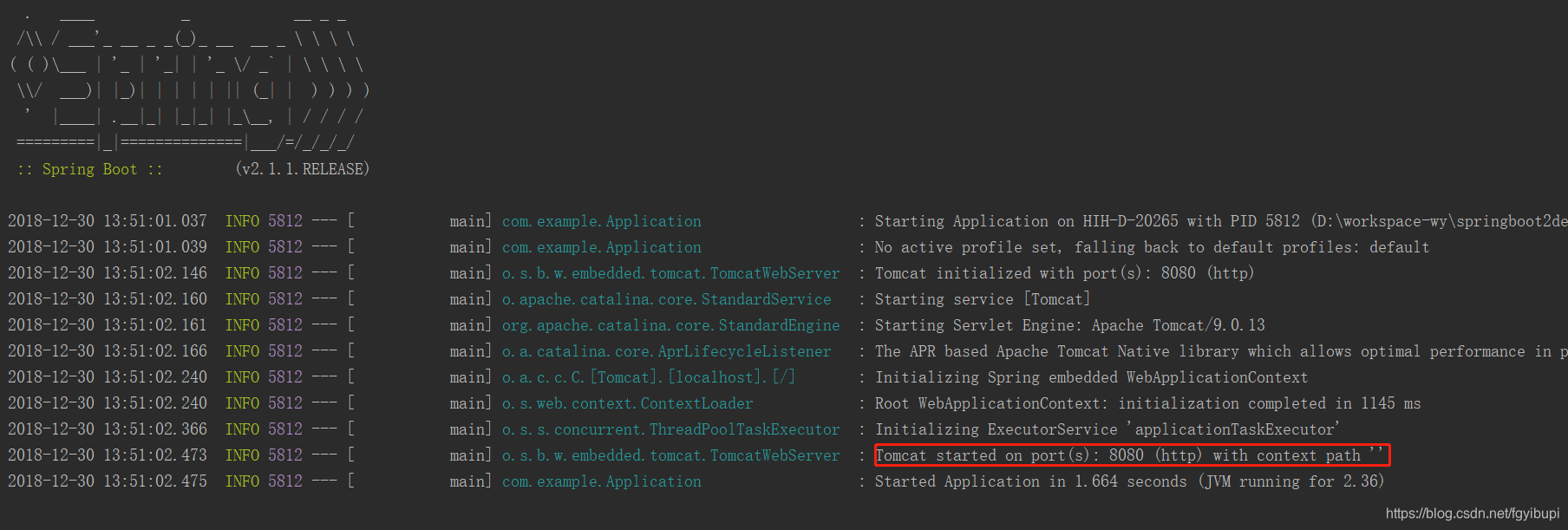 spring boot 2.1学习笔记【二】搭建第一个web项目_刘本龙的专栏-CSDN博客