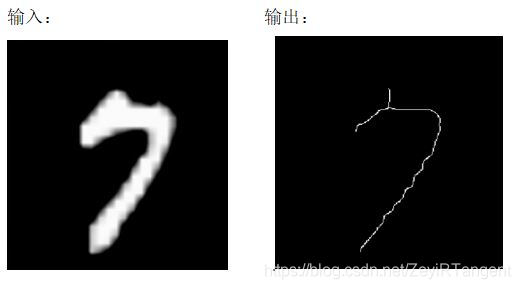 视觉组学习内容：Zhang-Suen骨架提取算法