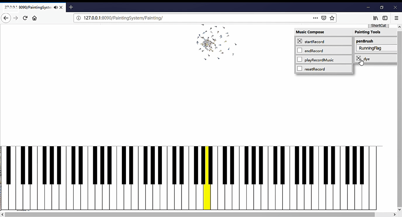 的原理,使得该绘画系统创作下的作品展现出一种类似于万花筒的效果