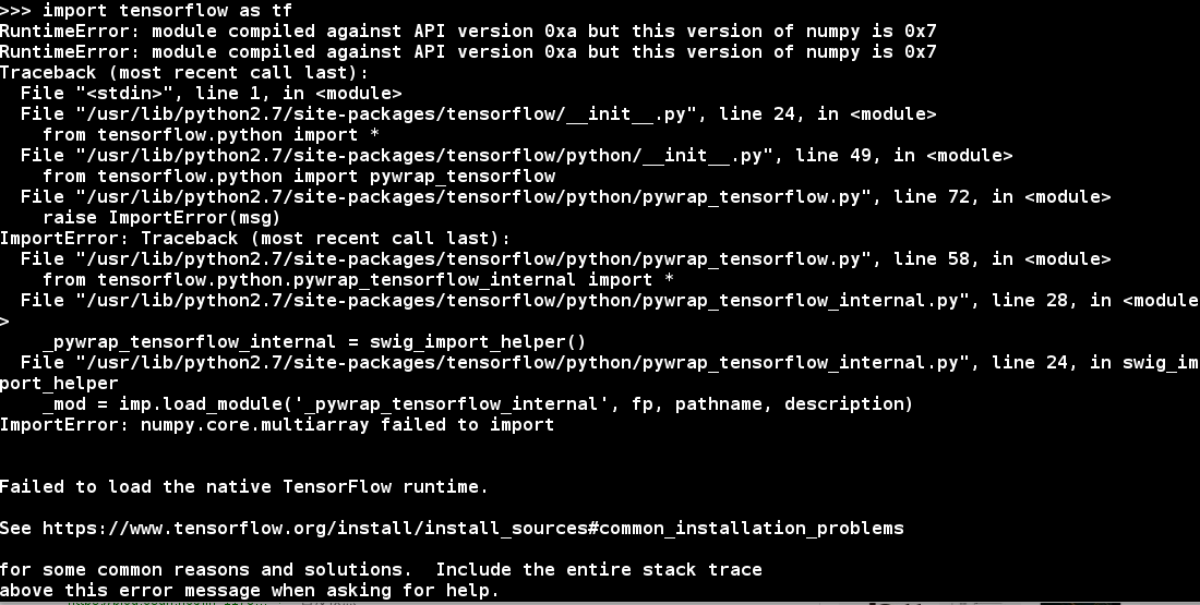 Importerror: Numpy.Core.Multiarray Failed To Import 解决办法_Sunny_Future的博客-Csdn博客