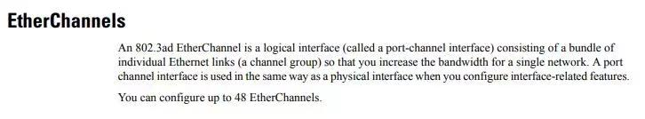 EtherChannels