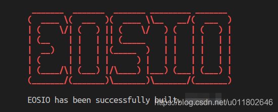eosio built successfully