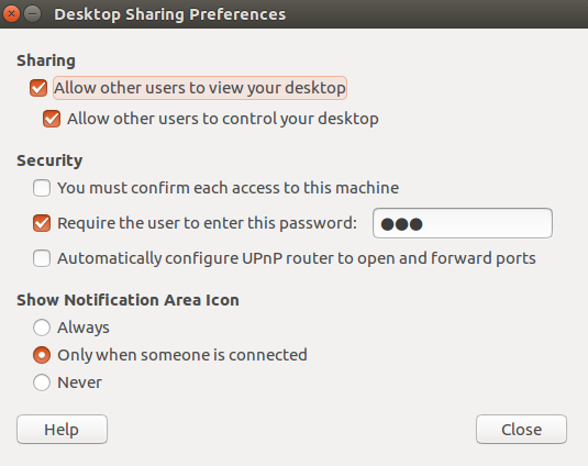 如图所示设置，密码就是vnc viewer链接时的登录密码