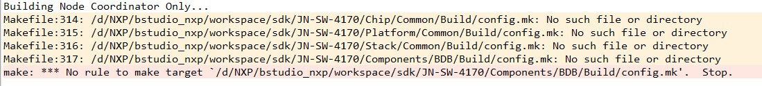 config.mk: No such file or directory