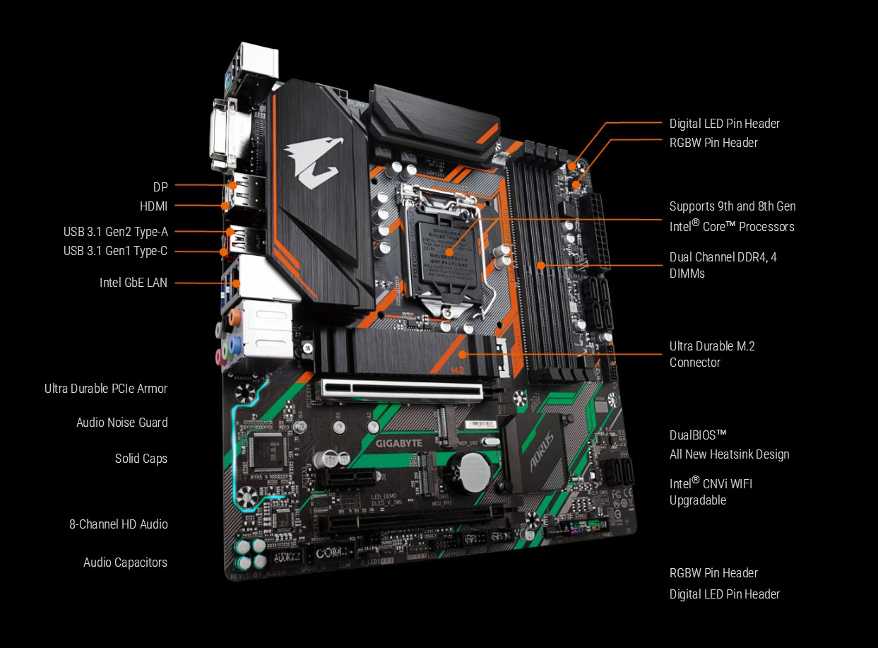 Платы gigabyte gaming. Материнская плата b360m. Gigabyte b360 AORUS Pro. B360 m AORUS Pro. Материнская плата Gigabyte 360.