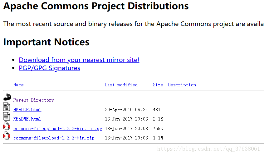 apache 官网 下载commons-fileupload和 commons-io jar包_commons-io官网-CSDN博客