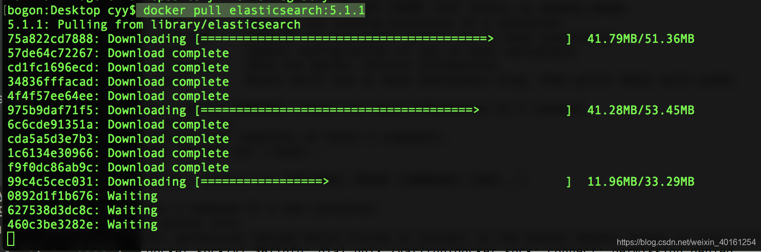 Error response from daemon: manifest for elasticsearch:latest not found ...