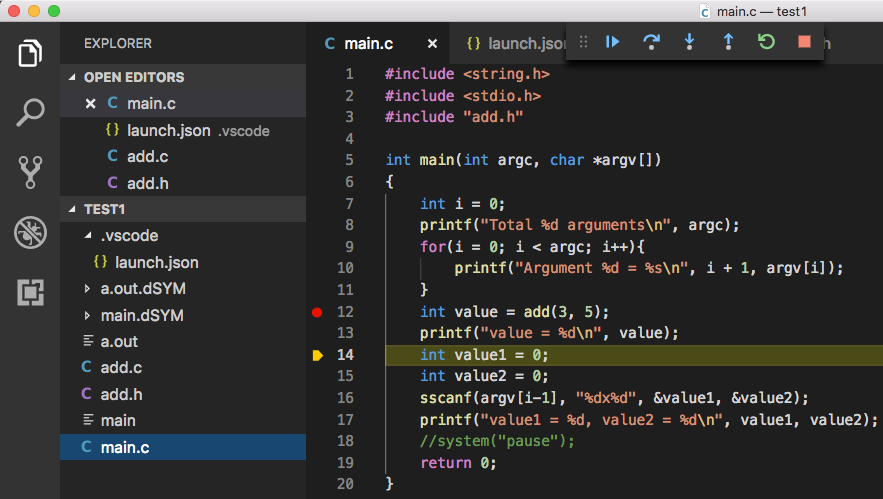 使用visual studio code进行debug_visual studio code debug-CSDN博客