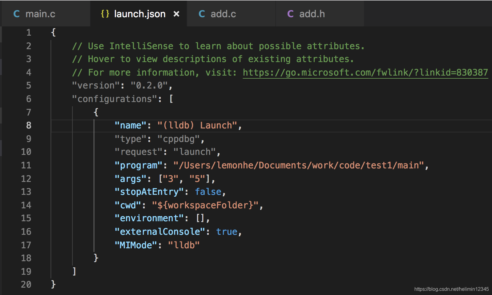 使用visual studio code进行debug_visual studio code debug-CSDN博客